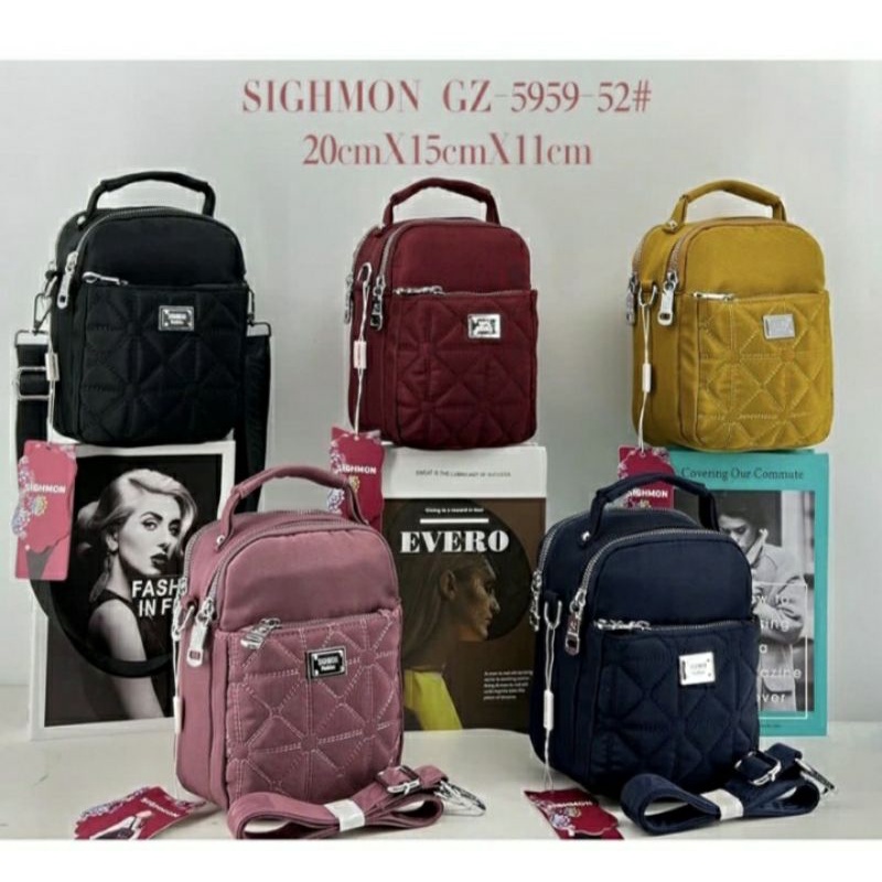 Tas Sighmon  kanvas 2fungsi