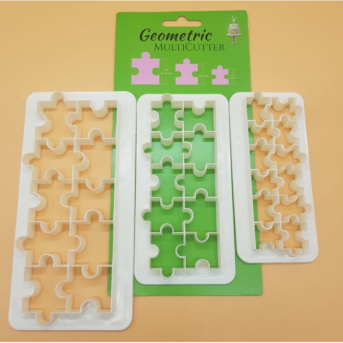 

Terjual Geometric Fondant Cutter / Multi Cutter - Puzzle Promo