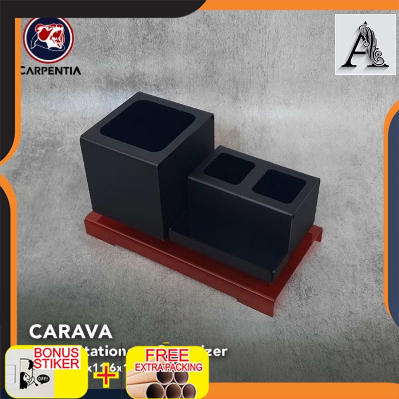 

Promo CARAVA - Large Stationery Holder / Tempat Alat Tulis Besar Minimalis - Merah