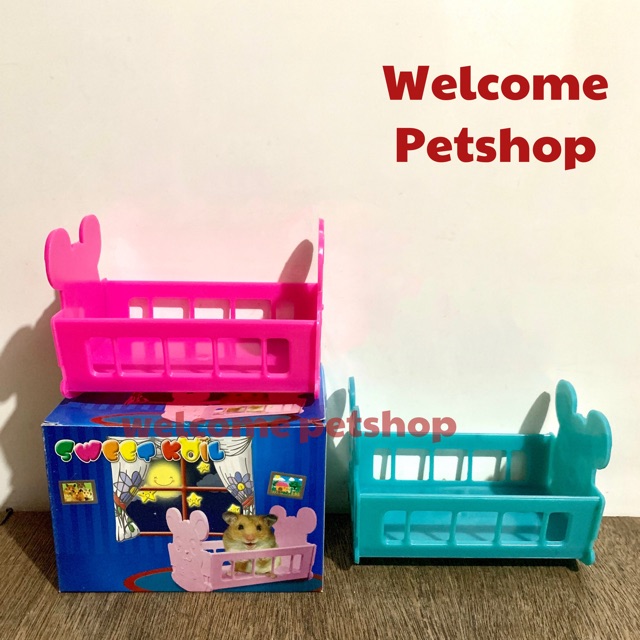 Tempat Tidur / Ranjang Tidur untuk Hamster / Mainan Hamster