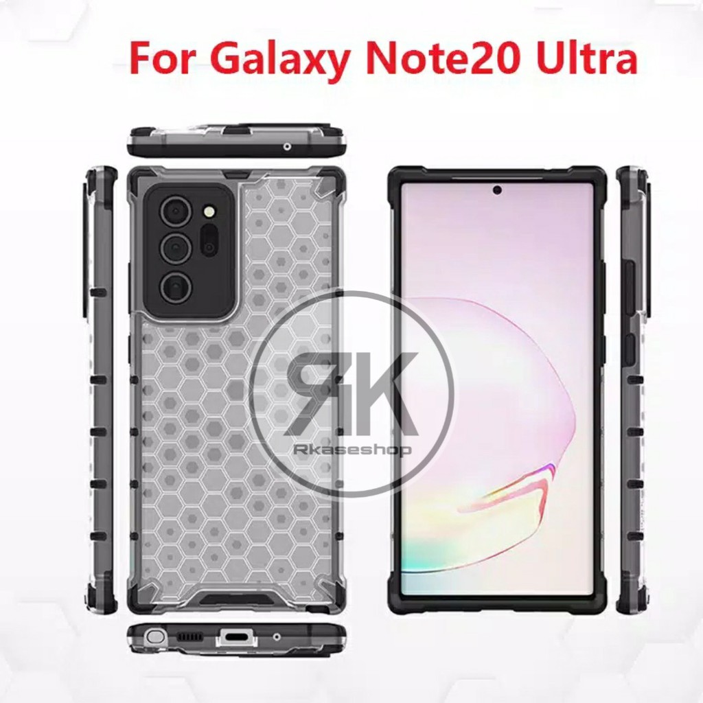 Rugged Armor Honeycomb Samsung NOTE 20 ULTRA NOTE 20 S21 S21+ S23 Ultra Case Camera Cover