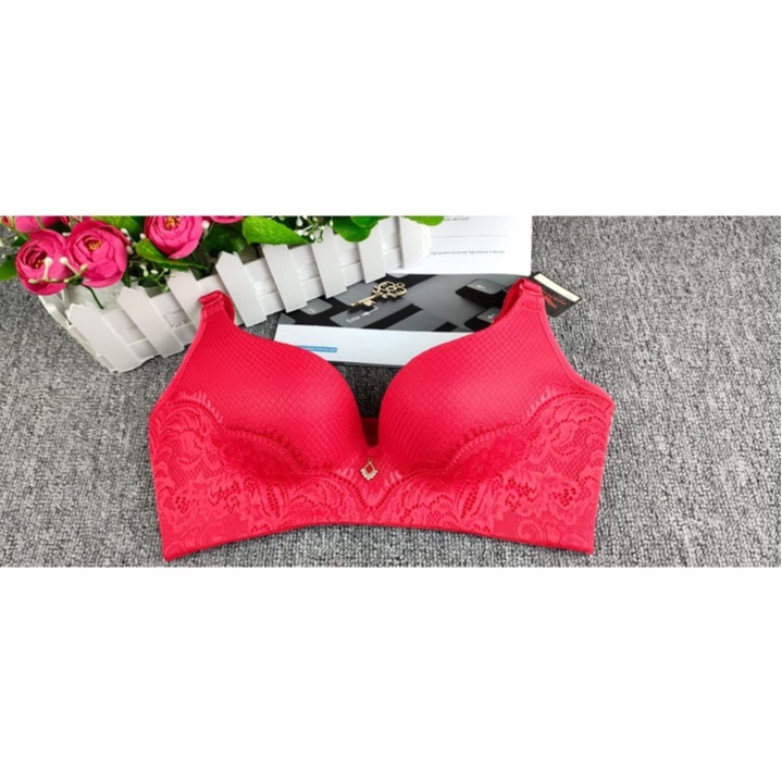 BRA/ BH WANITA BW-6612# TIDAK ADA KAWAT, BUSA SUPER TEBAL SIZE 34-38