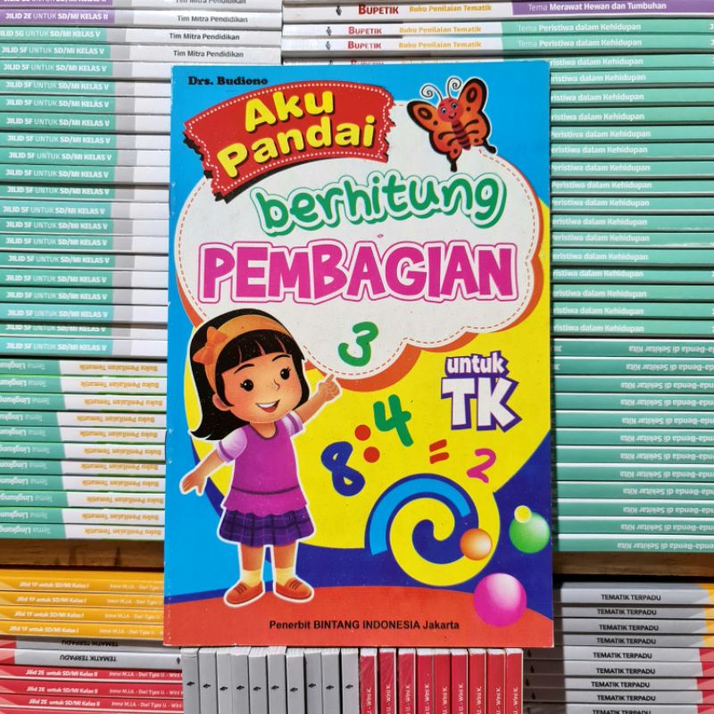 Buku Anak  Aku Pandai Berhitung PEMBAGIAN (TK)