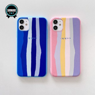 SS04   6 CASE RAINBOW OPPO A1K A3S A37 A57 A39 A71 A83 A59 F1S F5 YOUTH F7