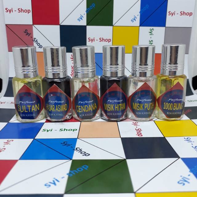 Bibit Parfum Sholat Non Alkohol 6ml