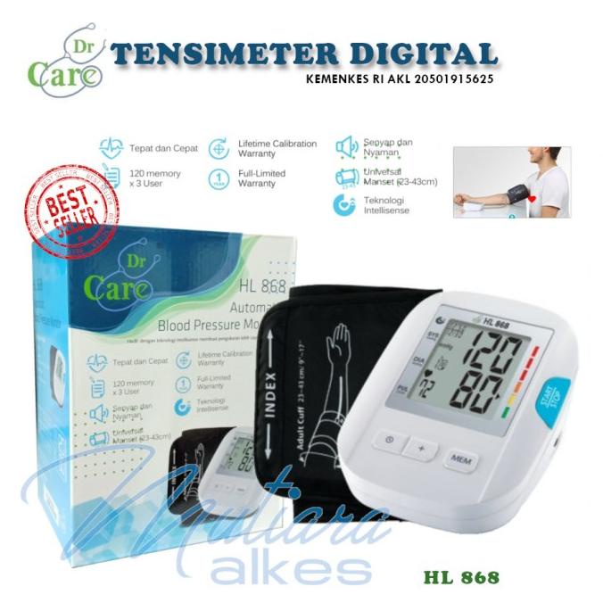 TensiMeter Digital Lengan Dr Care HL-868 / Tensi meter