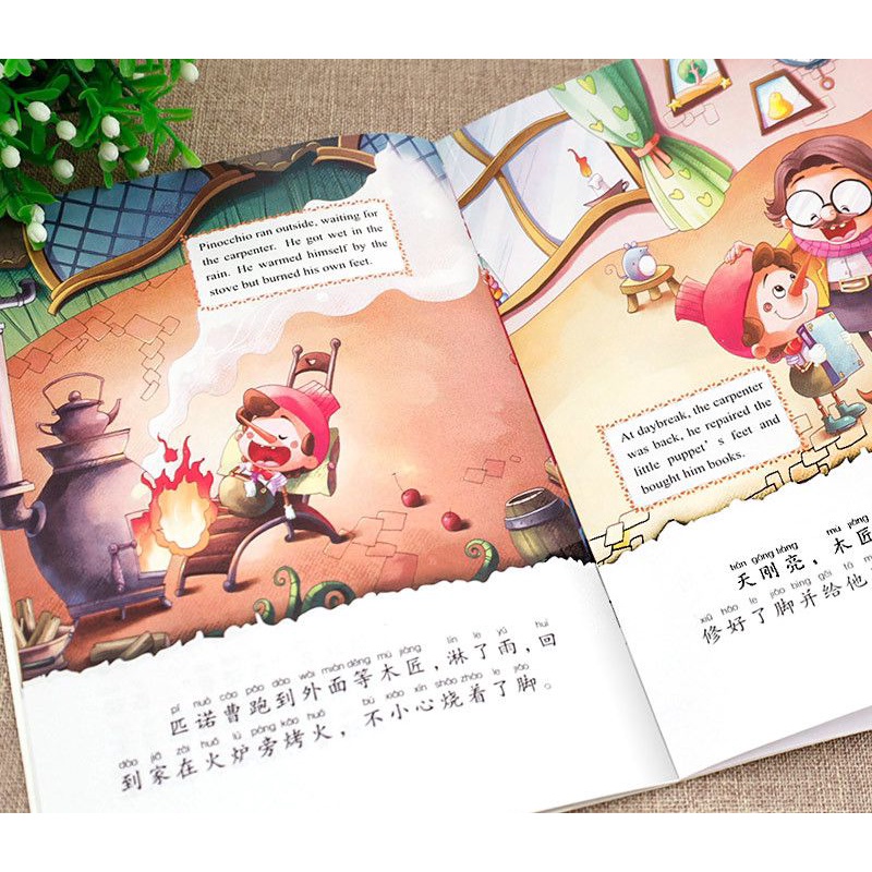 D Buku cerita Anak Belajar Mandarin English Story Book baca membaca pintar story book china chinese language bahasa inggris