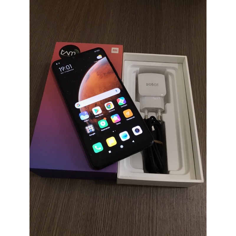 Jual HP Handphone Bekas Xiaomi Mi8 Lite Ram 4/64gb Fullset HP Seken Second berkualitas