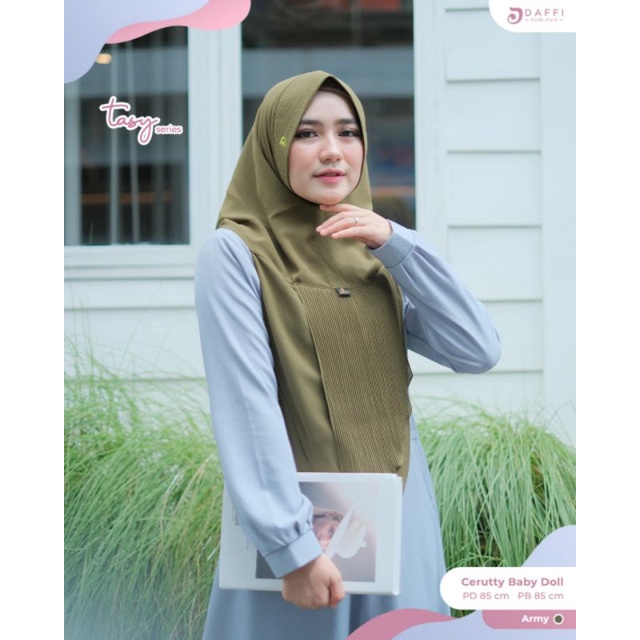 JILBAB INSTAN HOODIE PLISKET ORI DAFFI TASY