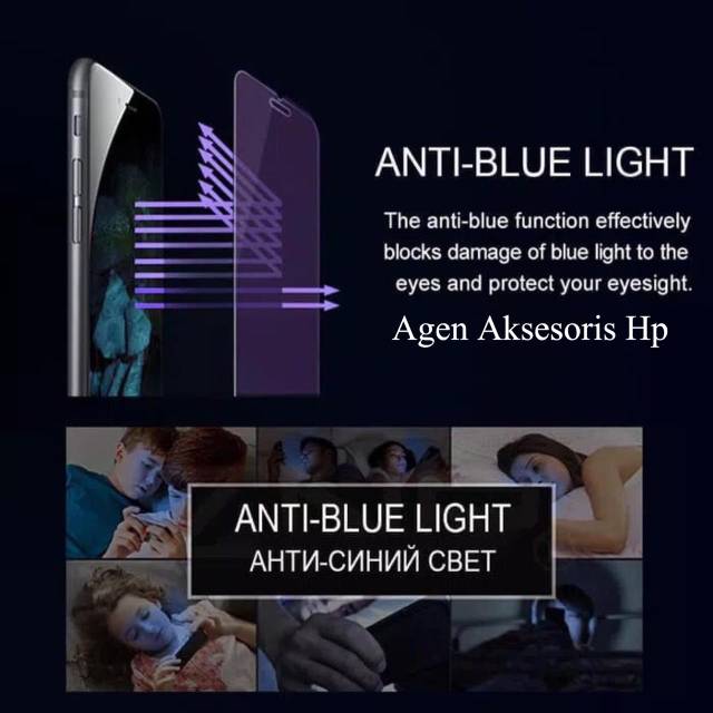 KOREAN Anti Blue Light Tempered Glass Vivo V15 6.53 inchi Eye Protection Screen Guard ANTI RADIASI