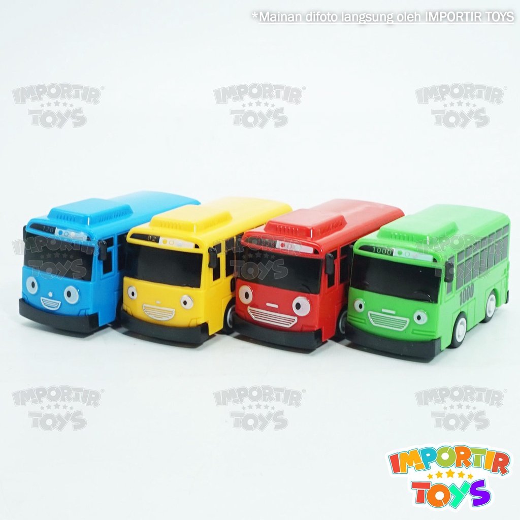 Tayo Bus Mainan Anak Tayo Lani Gani Rogi Mobil Toys Kid Pullback