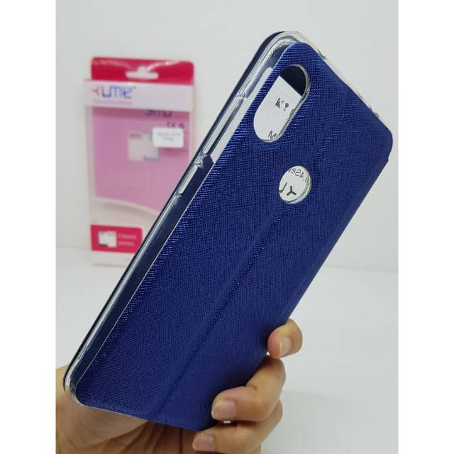 Flip Case Redmi Note 6 Pro Xiaomi 6.26 inchi Flip Cover Sarung Buku UME CLASSIC with Screen View