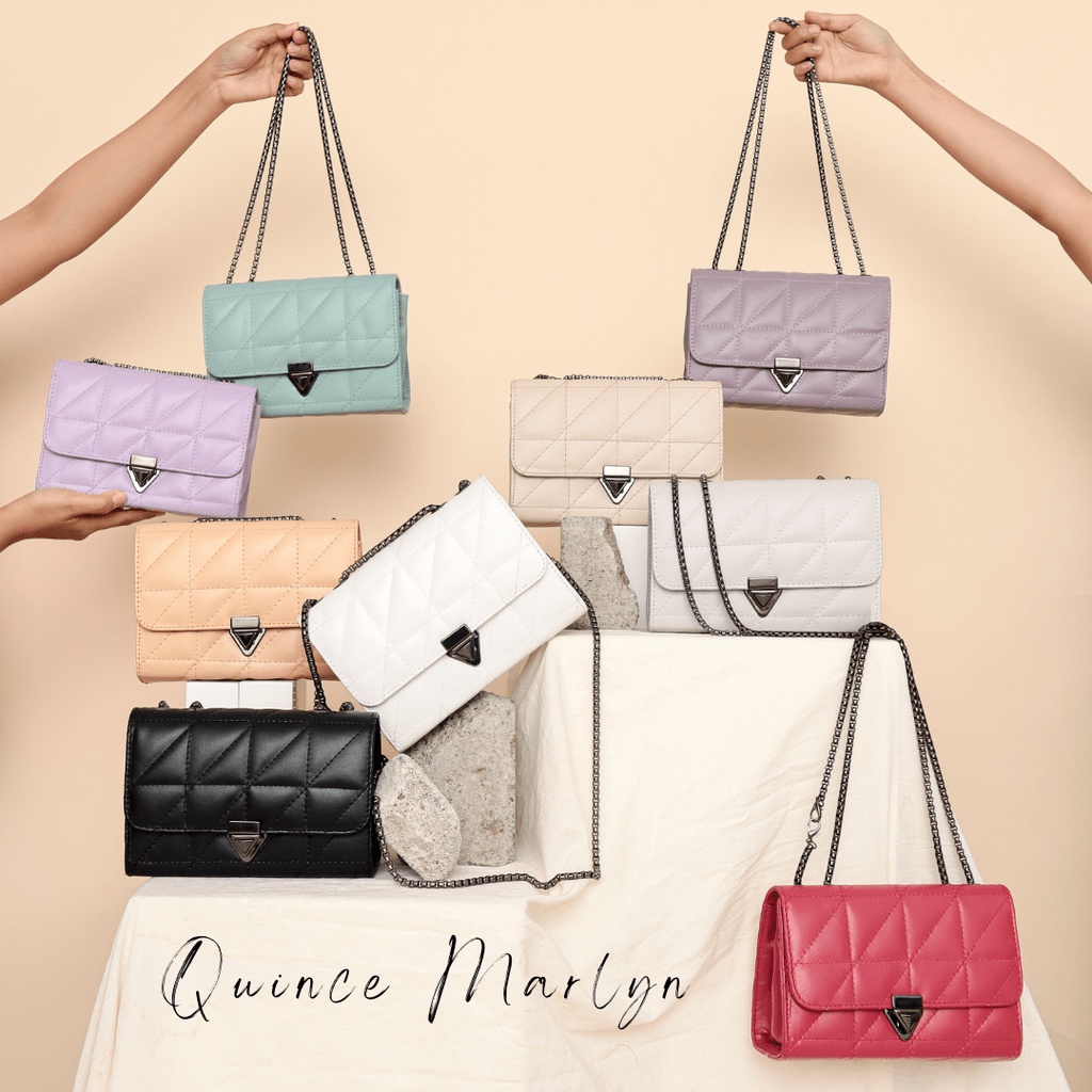 QN  MARLYN BAG, TAS WANITA PREMIUM, SHOULDER BAG, TAS SLEMPANG WANITA