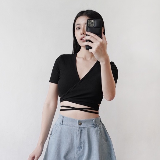 Zoe Crop Top (Wrap)