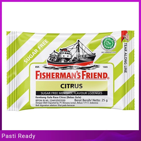 

FISHERMAN'S FRIEND SUGAR FREE CITRUS 25 gr Grosir Bisa COD