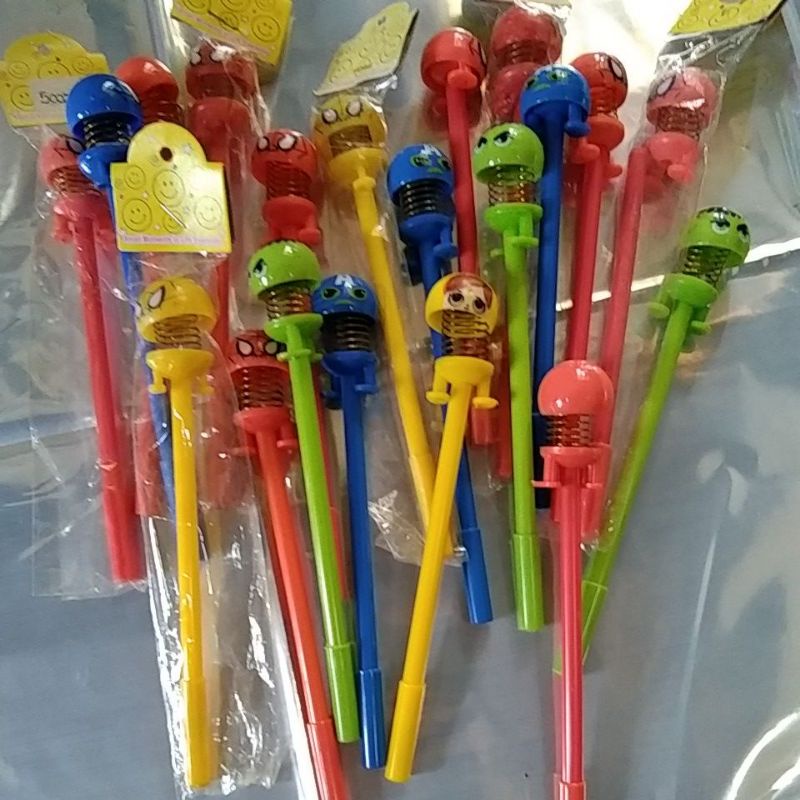 

Polpen spingdoll LED karakter/bulpen perkarakter lucu/ Pulpen spingdoll unik