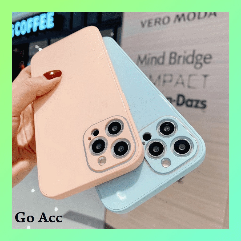 Hard Case warna soft Macaron Iphone 7 8 SE 7+ 8+ X Xs Xr Xs Max FH11