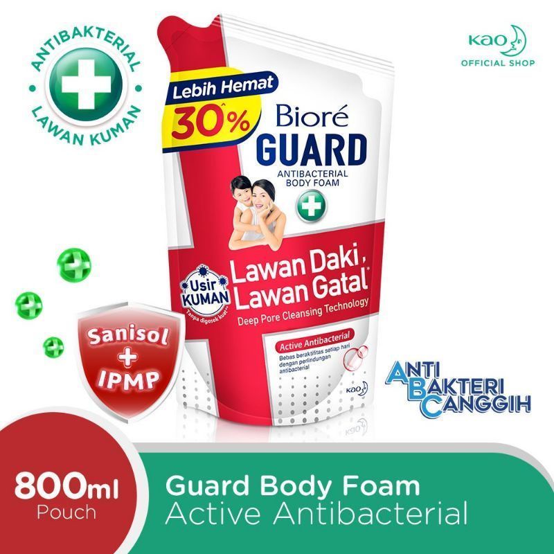 BIORE Body Wash Refil 800ml / Sabun Mandi Cair Biore 800 ML