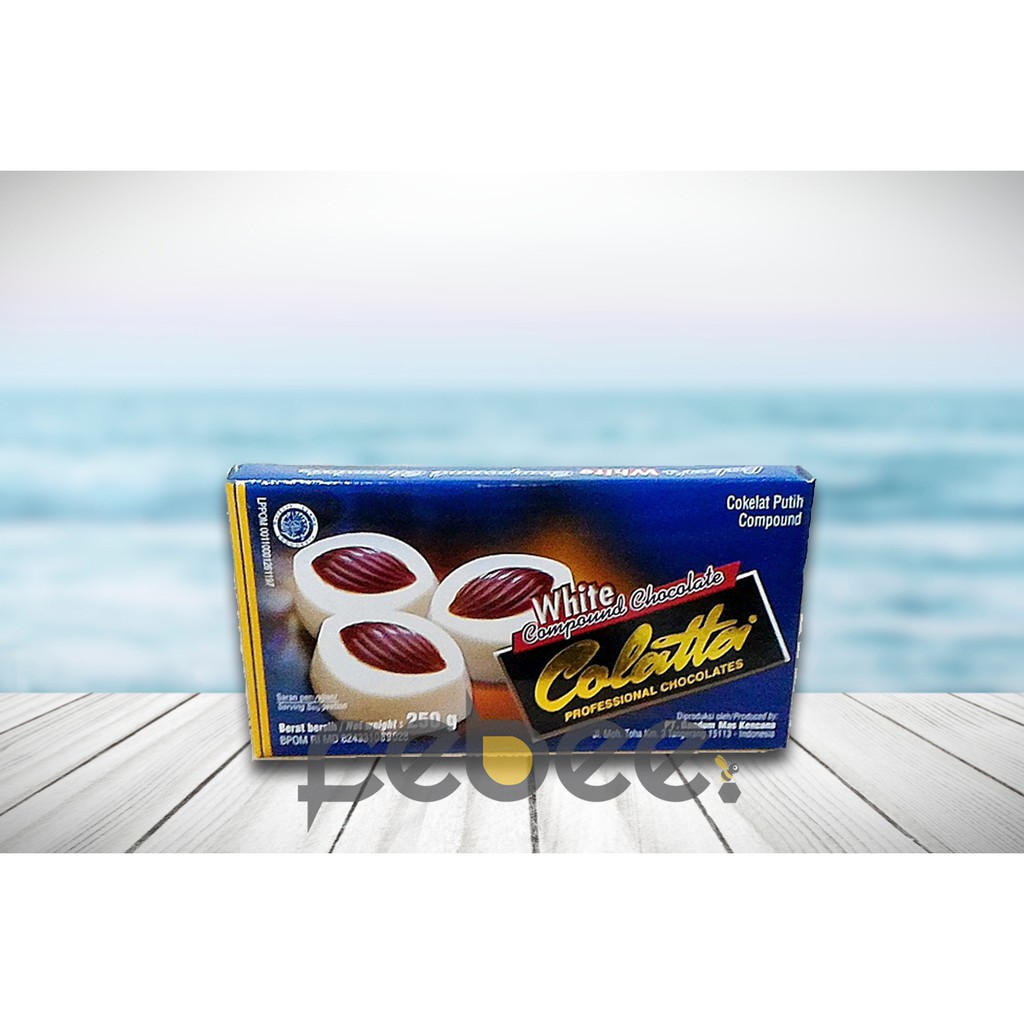 

Colatta White Chocolate Compound Cokelat Putih 250g