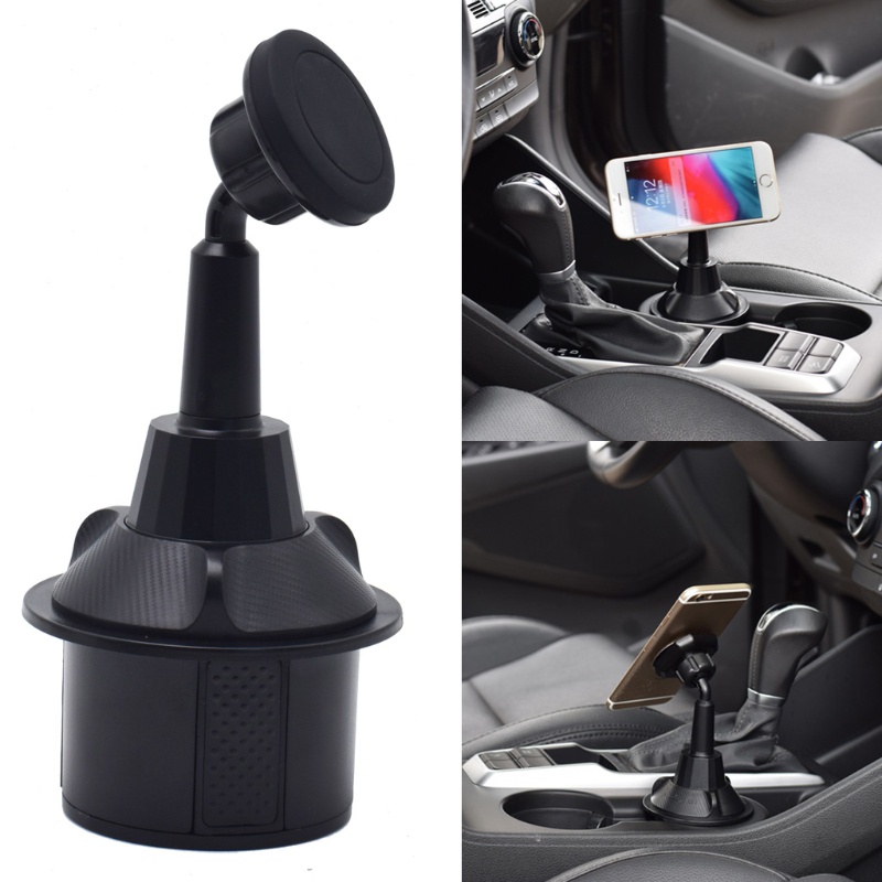 VIVI   Universal 360 Degree Rotation Magnetic Car Cup Cellphone Holder Mount Cradle for -iphone -Samsung -Xiaomi Smartphone GPS