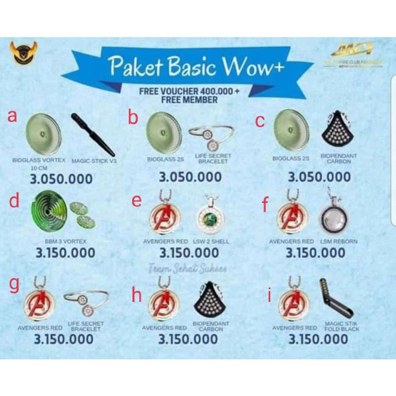 PAKET BIOGLASS MCI - PAKET PROMO ORIGINAL 100%