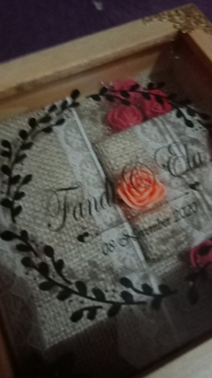 Kotak Mahar 2 Perhiasan Berbahan Kayu Palet