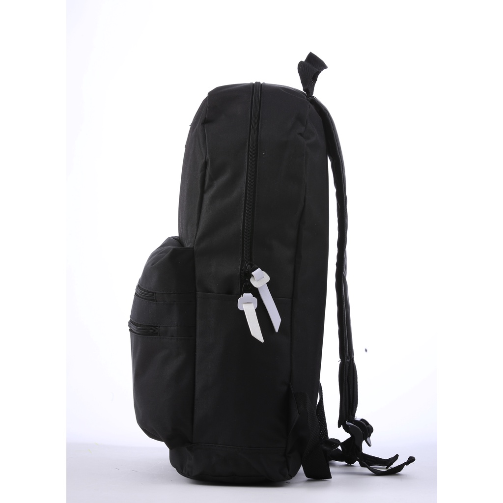 Tas Sekolah Pria SMP SMA Hitam Polos Garsel Original GWH 5630