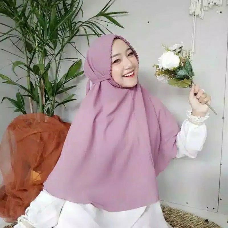 BERGO SARAH LIPIT HIJAB MARYAM-lipit lavender