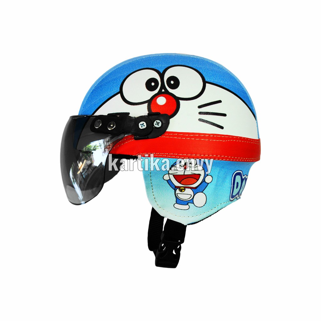 SUPER Helm Anak Balita Retro Doraemon