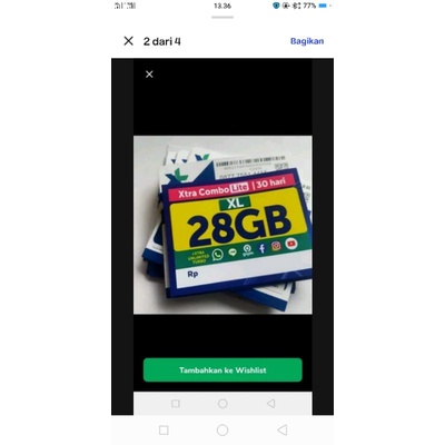 Perdana XL 28GB Unlimeted Turbo Lite