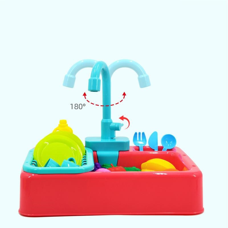 Mainan Anak Cuci Piring - Diswashing Sink Wastafel Cuci Piring Mainan - Mainan kitchen Sink Anak Mainan Edukasi Cuci Piring Anak