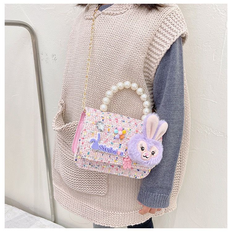 tas selempang anak perempuan Fashion Slingbag Rajut Anak Permpuan Motif Stellalou Lucu Import Should