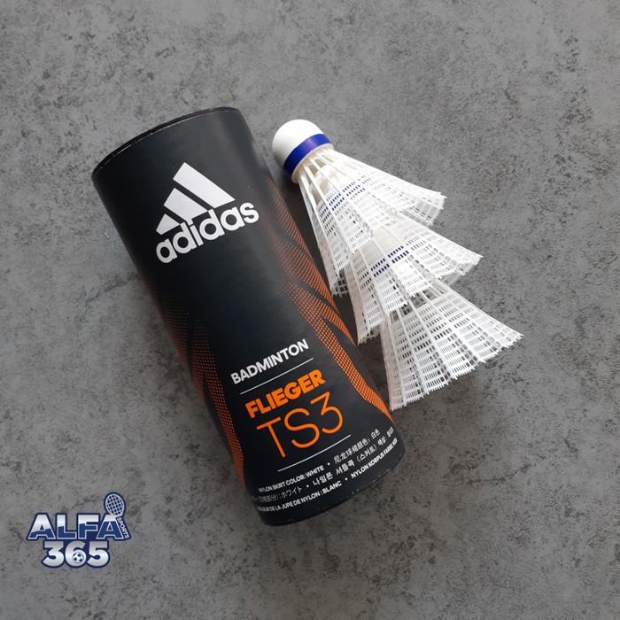 Shuttlecock Adidas Flieger TS3 Medium Speed Nylon isi 3 - Cock Plastik