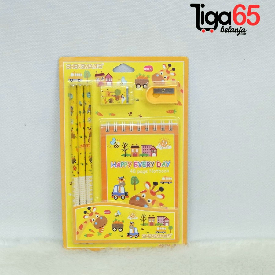 365 STATIONERY SET #40134 Buku &amp; Alat Tulis Anak / Karakter Fancy Gambar Lucu