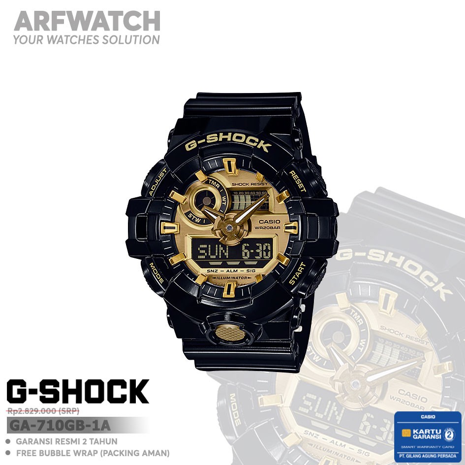 Casio G-Shock GA-710GB-1A / GA-710GB-1ADR Original