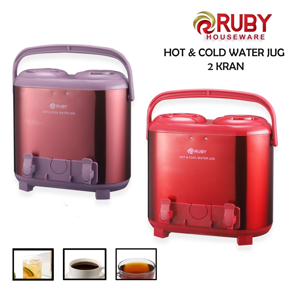 RUBY Water Jug 2 Kran Dispenser Air