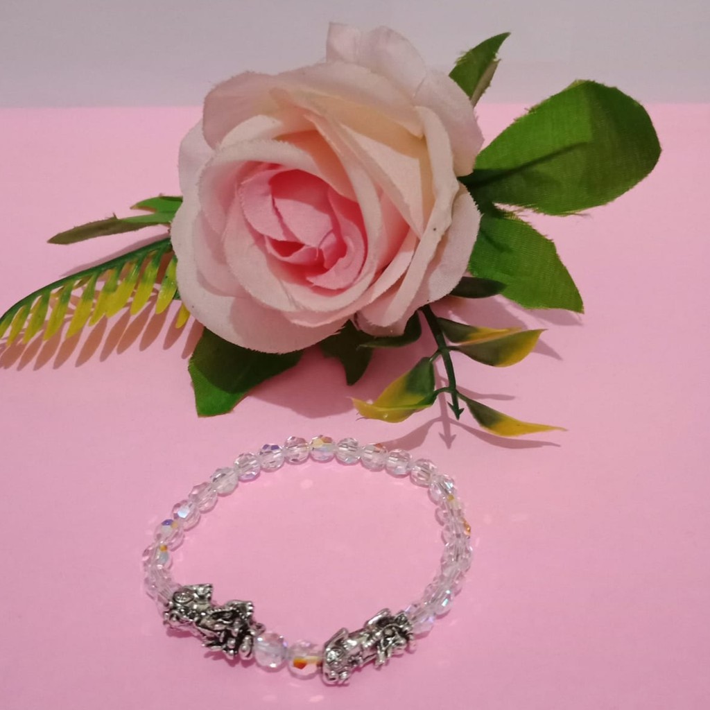 Gelang Tangan Swarovski Pixiu Titanium