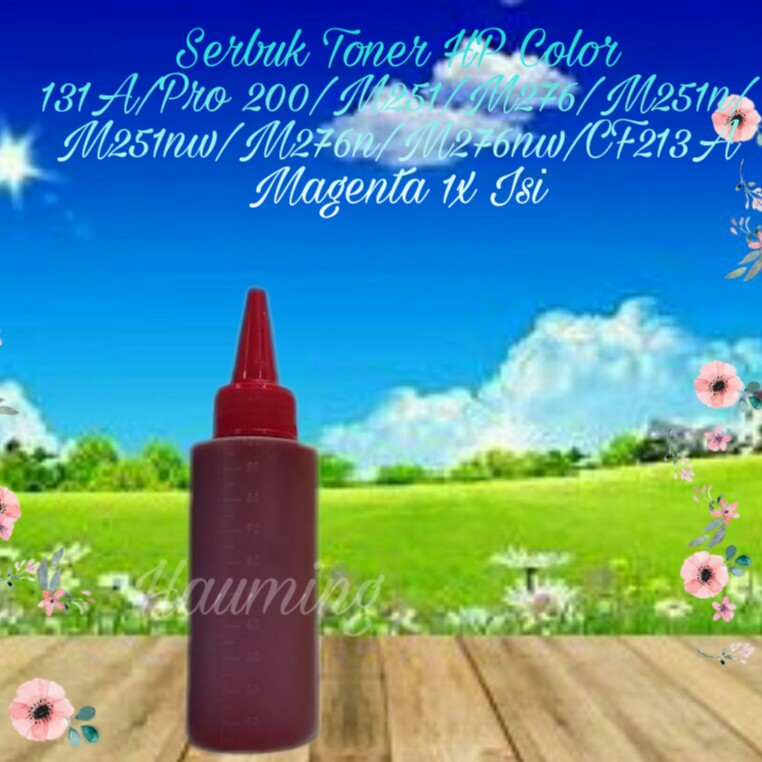Serbuk Toner HP 131A Pro 200 M251 M276 M251n M251nw M276n M276nw CF213A Magenta 1x Isi