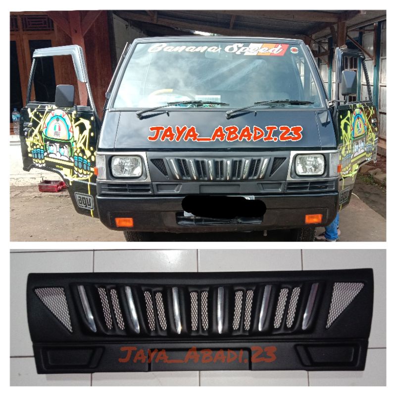 Grill Mitsubishi L300 model prado apollo list merah list crum