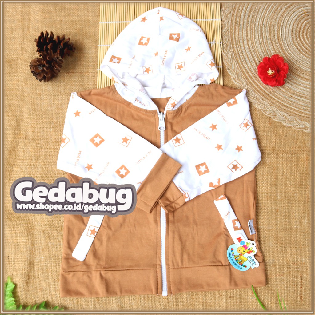 Jaket Anak Lengan Panjang Bertopi Baby Collection Gift JKT N554