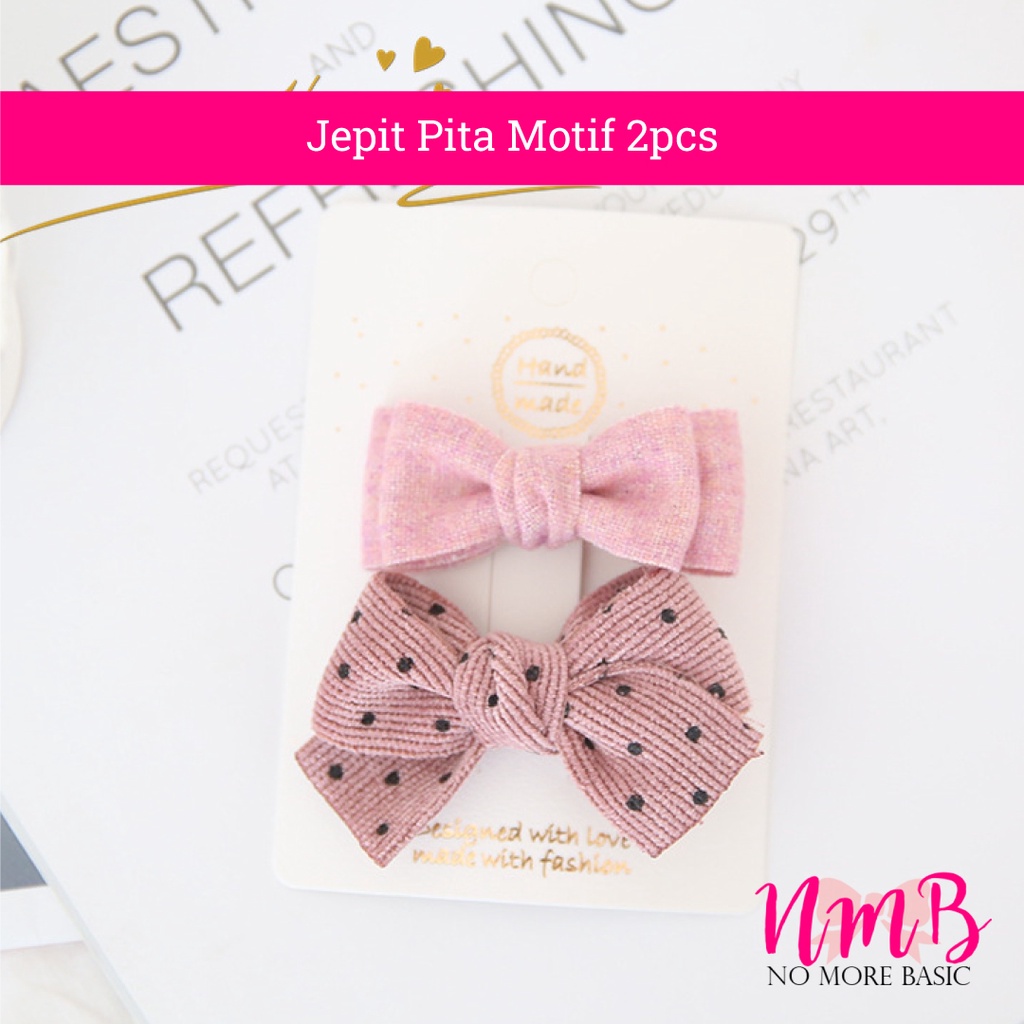 Jepit Pita Motif 2pcs Jepitan Rambut Anak Perempuan