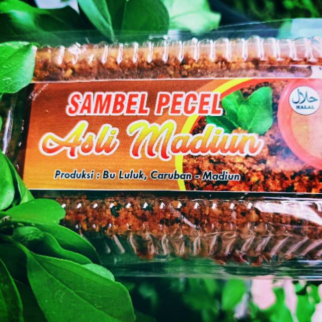 

Sambel pecel asli madiun