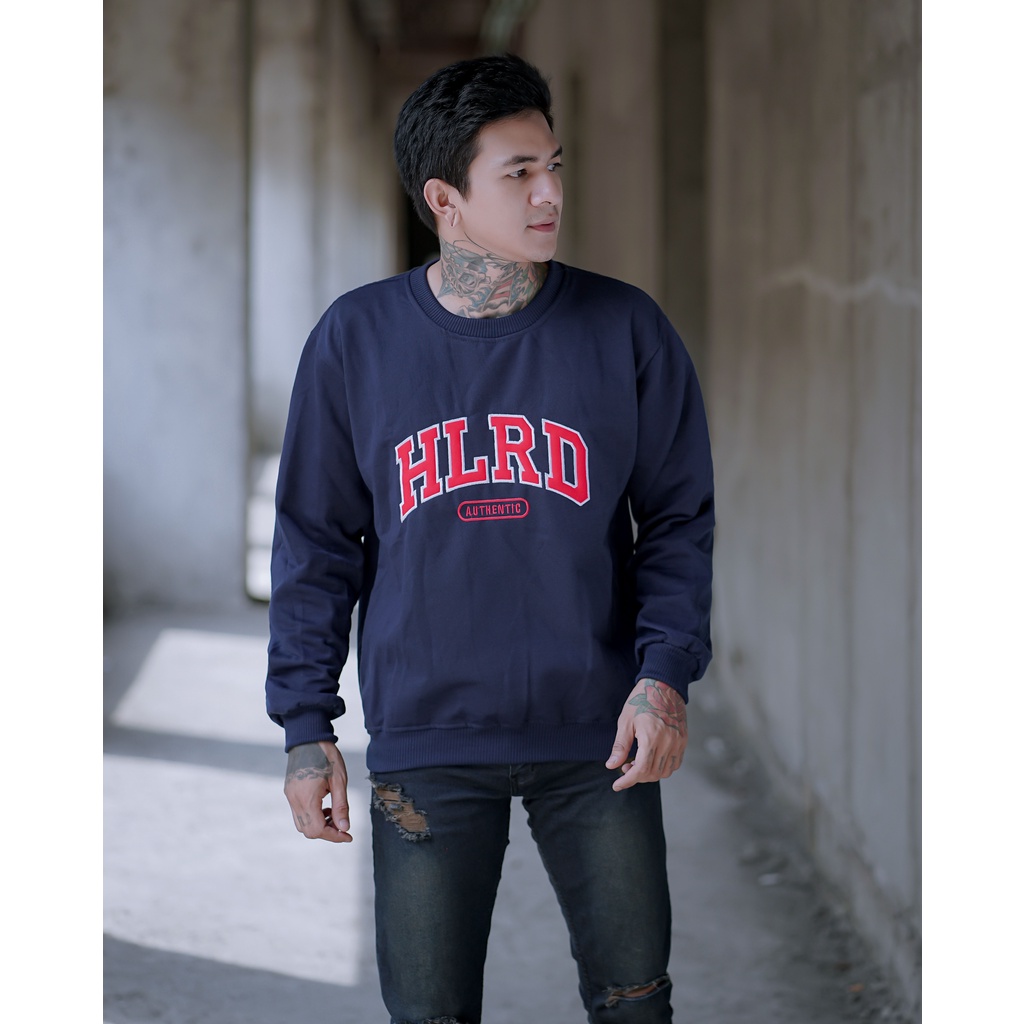 AUTHENTIC HOLYRIDER SWEATER NEVY // Sweatshirt Sweater Bordir Original