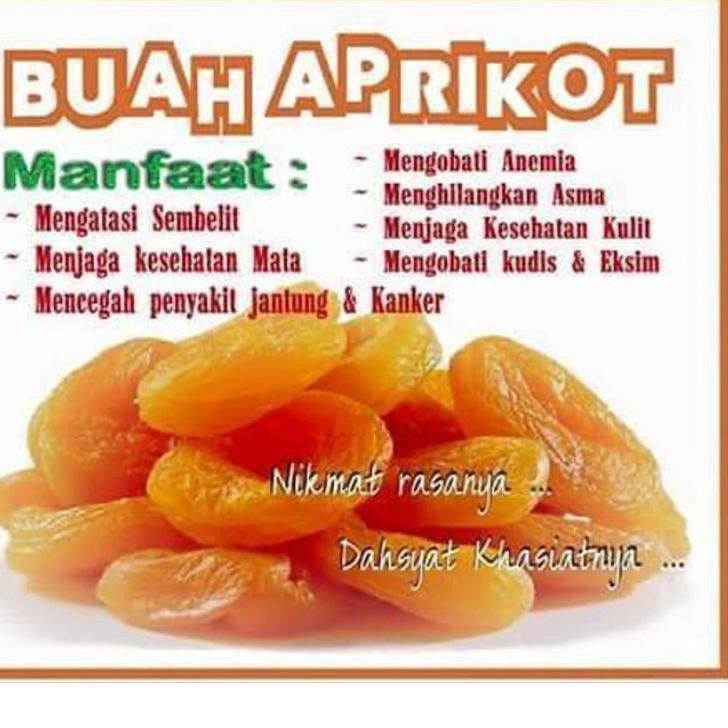 

[SZ43) Dried apricot aprikot 500 Gr -Aprikot kering