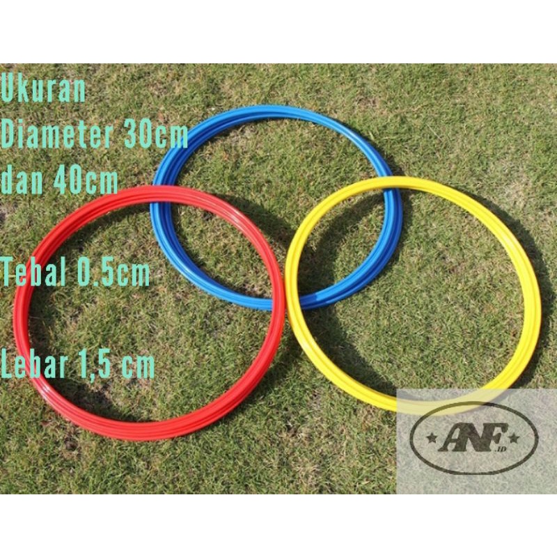 Agility Ring  Circle 30cm, 40cm, dan 50cm isi 5 pcs