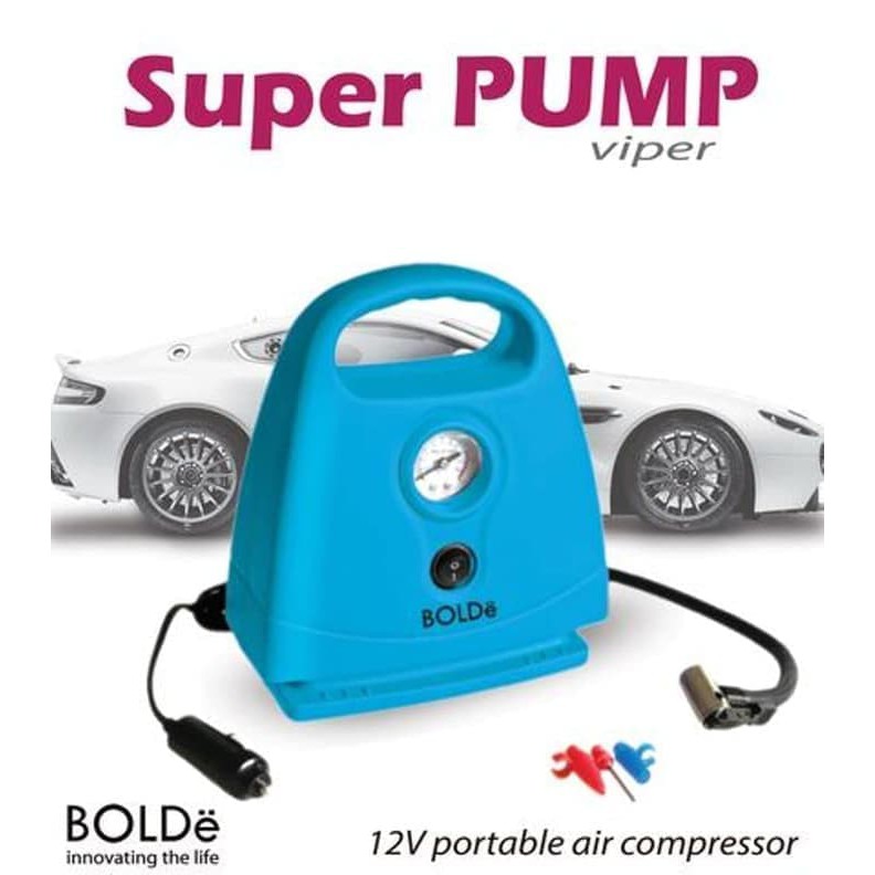 Bolde Super Pump Viper Mini Air Compressor Pompa Angin Bolde Pompa Ban