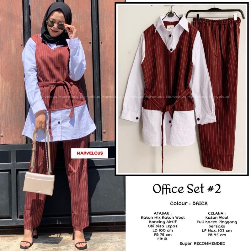OFFICE SET SETELAN BAJU KANTOR
