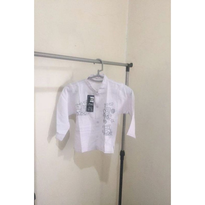 [CUCI GUDANG] Baju Muslim Anak Cowok Putih size 3