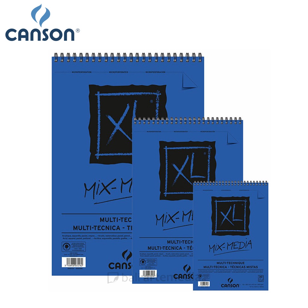 Canson XL Mix Media Drawing Pad A3 / A4 / A5