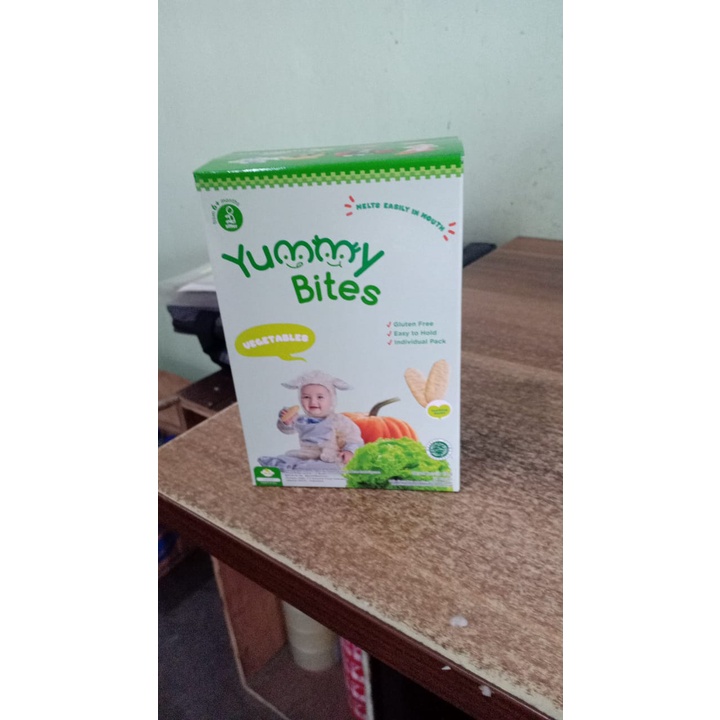 Yummy Bites Rice Crackers Vegetables 25g